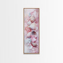 Coastal Seashell Painting Framed Canvas Print Featuring Nautical Decor Perfect Beach House Coastal Landscape Wall Art Theme