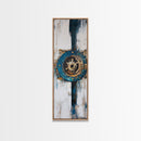 Ocean, Coastal Decor, Canvas Print, oyster painting, nautical decor, coastal wall art, farmhouse art, rustic wall art, above sofa art, gift idea