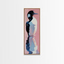 Loon, Reflections, Wildlife, Bird Art, Lake House Decor, Tranquil Wall Art, Waterfowl Painting, Framed Canvas Print
