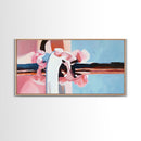 Soft Pink Scrunchie, Feminine Wall Art, Minimalist Pastel, Boho Chic Decor, Modern Abstract, Aesthetic Beauty, Canvas Print, Bedroom