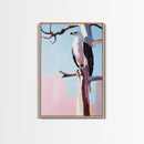 Majestic Eagle, Wildlife Painting, Nature Inspired, Canvas Print, Office Wall Art, Rustic Home Decor, Outdoor Enthusiast Gift
