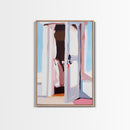 Open Door, Sunlit Entryway, Warm Aesthetic, Canvas Print, Cozy Home Decor, Minimalist Art, Farmhouse Wall Art, Living Room Decor