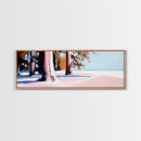 Trees, Sand, Nature, Canvas Print, Coastal Wall Art, Minimalist Landscape, Beach House Decor, Tranquil Artwork, Living Room or Hallway Art