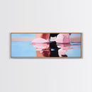 Reflection Water, Abstract Art, Minimalist Beach Art, Canvas Print, Soft Pastel Ocean Scene, Modern Home Decor, Coastal Living Aesthetic