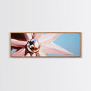 Floral Reflection Art, Modern Flower Print, Soft Pastel Wall Decor, Minimalist Bloom Painting, Large Canvas Print, Feminine Room Decor