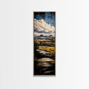 Landscape, Mountain, Rustic, Canvas Print, Cabin Wall Art, Scenic Nature Decor, Adventure Inspired, Lodge Wall Art, Tranquil Home Decor