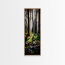 Pathway, Trees, Woodland, Canvas Print, Nature Lover Art, Whimsical Forest Scene, Sunlit Woods, Bohemian Wall Decor, Autumn Inspired Art