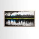 Lake Reflection, Forest Landscape, Tranquil Wall Art, Canvas Print, Nature Lover Gift, Bedroom Wall Art, Zen Home Decor