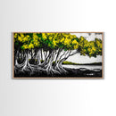 Tree Roots, Forest, Natural, Canvas Print, Modern Nature Art, Woodland Decor, Earthy Home Aesthetic, Botanical Painting, Rustic Wall Art