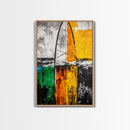 Surfboard Art, Coastal Wall Print, Beach House Decor, Nautical Aesthetic, Ocean Inspired, Contemporary Painting, Canvas Print