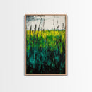 Wheat Field, Landscape Art, Framed Canvas Print, Nature Wall Art, Countryside Painting, Rustic Farmhouse Decor, Bedroom Art