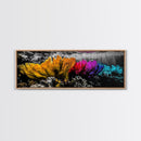 Abstract Reef, Vibrant Ocean, Canvas Print, Underwater Fantasy, Coastal Home Art, Marine Life Artwork, Modern Ocean Wall Decor