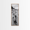 Driftwood, Nature Path, Earthy Decor, Rustic Home Style, Framed Canvas Print, Living Room Wall Art, Natural Landscape Photography
