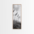 Windy Grasses, Coastal Scene, Tall Grass Field, Autumn Decor, Canvas Print, Farmhouse Style, Dining Room Wall Art, Nature Mood