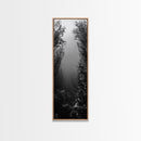 Kelp Forest, Underwater Light, Ocean Depths, Canvas Print, Bathroom Wall Art, Marine Inspired Decor, Nature Photography, Minimalist Style