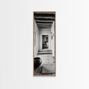 Southwestern Hallway, Adobe Texture, Earthy Decor, Desert Style, Rustic Design, Framed Canvas Print, Entryway Wall Art, Boho Home Vibes