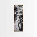 Beach Path, Palm Shadows, Coastal Walkway, Tropical Foliage, Canvas Print, Bathroom or Hallway Wall Art, Coastal Minimalist, Cozy Lodge Decor