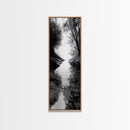 Secret Pathway, Forest Creek, Hidden Escape, Canvas Print, Magical Woodland Art, Hallway or Entryway Mystical Nature Decor, Bathroom Art