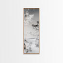 Tranquil Beach Walk, Coastal Pathway Print, Ocean Escape Wall Art, Entryway or Hall Decor, Framed Canvas Print, Serene Natural Style