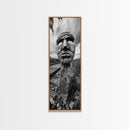 Tribal Mask, Railway Art, Abstract Face, Canvas Print, Surreal Wall Art, Eclectic Living Room Decor, Boho Urban Art, Monochrome Photography