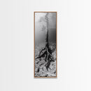Surreal Tree Roots, Underwater Tree Art, Dreamy Forest Print, Nature Photography, Living Room Wall Decor, Framed Canvas Print