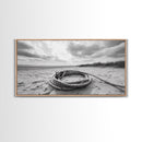 Beach Rope Still, Sand Dune Landscape, Seaside Art, Coastal Minimalist, Canvas Print, Neutral Wall Art, Living Room Coastal Decor, Nautical Style