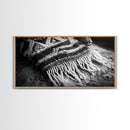 Woven Fringe Detail, Boho Textile Art, Fiber Wall Tapestry, Earthy Home Decor, Canvas Print, Bedroom Wall Art, Bohemian Style Accent