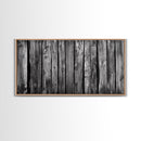 Rustic Wood, Weathered Planks, Barn Texture, Framed Canvas Print, Farmhouse Wall Art, Minimalist Rustic Decor, Kitchen Wall Art, Neutral Tones