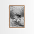 Underwater Trout Closeup, Realistic Fish, Nature Photography, Canvas Print, Man Cave Art, Fishing Lover Gift, Rustic Lake Decor