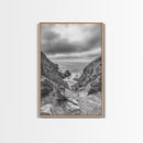 Ocean Cliffs, Rugged Coast, Seascape Photography, Travel Inspiration, Canvas Print, Hallway Wall Art, Coastal Modern Decor, Ocean View