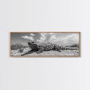 Desert Lizard, Reptile Closeup, Sunbaked Texture, Canvas Print, Wildlife Photography, Bold Wall Art, Southwestern Living Room