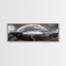 Rainbow Desert Storm, Moody Landscape Photography, Canyon Wall Art, Canvas Print, Living Room Statement Piece, Western Style Decor