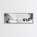 Snow Trees, Dreamy White, Winter Fantasy, Canvas Print, surreal landscape art, fantasy winter decor, magical room aesthetic, Christmas wall art