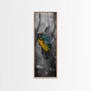 Bluegill Fish, Underwater Life, Bold Colors, Freshwater Beauty, Framed Canvas Print, Nature Art, Bathroom Wall Art, Aquatic Decor