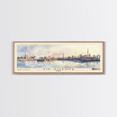 Ain Sokhna, Egypt Watercolor Print, Vacation Gift, Egypt Wall Art, Beach Painting, Beach Decor, Large Wall Art, Wood Frame Art