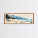 Bounty Beach, Philippines Watercolor Beach Print, Vacation Gift, Philippines Wall Art, Framed Canvas Print, Framed Beach Painting