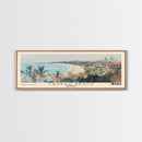 Canggu Beach, Indonesia Watercolor Print, Vacation Gift, Indonesia Wall Art, Beach Painting, Beach Decor, Large Wall Art, Wood Frame Art