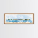 Cayman Islands, United Kingdom Watercolor Beach Print, Vacation Gift, United Kingdom Wall Art, Beach Painting, Beach Decor, Beach Painting