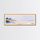 Coligny Beach, South Carolina Watercolor Print, Vacation Gift, South Carolina Wall Art, Beach Painting, Beach Decor, Large Wall Art, Wood Frame Art