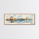 Curacao, Curacao Watercolor Beach Print, Vacation Gift, Curacao Wall Art, Beach Painting, Beach Decor, Beach Painting