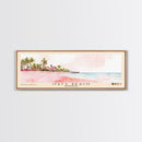 Ifaty Beach, Madagascar Watercolor Print, Vacation Gift, Madagascar Wall Art, Beach Painting, Beach Decor, Large Wall Art, Wood Frame Art