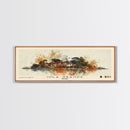 Ihla Grande, Brazil Watercolor Beach Print, Vacation Gift, Brazil Wall Art, Framed Canvas Print, Framed Beach Painting