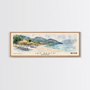 Jaz Beach, Montenegro Watercolor Beach Print, Vacation Gift, Montenegro Wall Art, Beach Painting, Beach Decor, Beach Painting