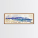 Kogal Bay Beach, South Africa Watercolor Print, Vacation Gift, South Africa Wall Art, Beach Painting, Beach Decor, Large Wall Art, Wood Frame Art