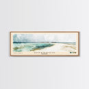 Omadhoo, Maldives Watercolor Print, Vacation Gift, Maldives Wall Art, Beach Painting, Beach Decor, Large Wall Art, Wood Frame Art
