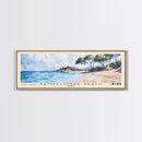 Pampelonne Beach, France Watercolor Print, Vacation Gift, France Wall Art, Beach Painting, Beach Decor, Large Wall Art, Wood Frame Art