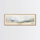 Sanna, Scotland Watercolor Print, Vacation Gift, Scotland Wall Art, Beach Painting, Beach Decor, Large Wall Art, Wood Frame Art