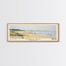Shell Bay, United Kingdom Watercolor Beach Print, Vacation Gift, United Kingdom Wall Art, Framed Canvas Print, Framed Beach Painting