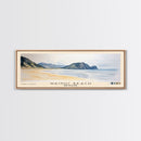 Wainui Beach, New Zealand Watercolor Print, Vacation Gift, New Zealand Wall Art, Beach Painting, Beach Decor, Large Wall Art, Wood Frame Art