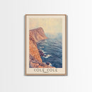 Cole Cole, Chile Watercolor Beach Print, Vacation Gift, Chile Wall Art, Beach Painting, Beach Decor, Beach Painting